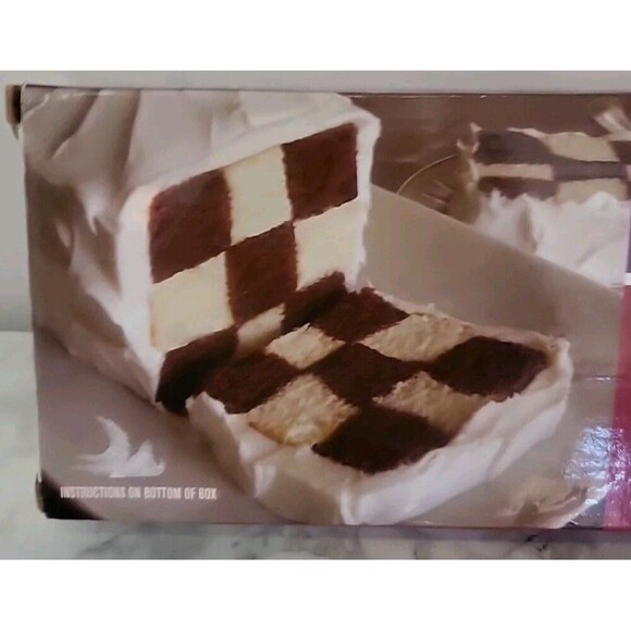 Baking Rectangle Checkerboard Loaf Cake Set Non Stick Pans 11” X 4” Bakeware - Picture 2 of 5